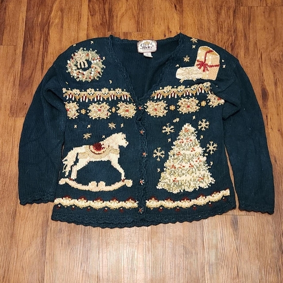 Tiara International Sweaters Vintage Tiara International Christmas
